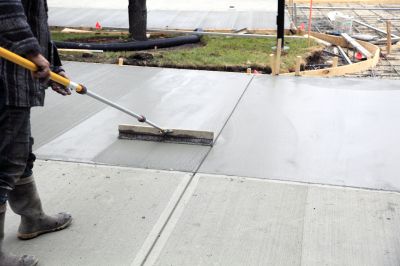 Pouring and Finishing Concrete