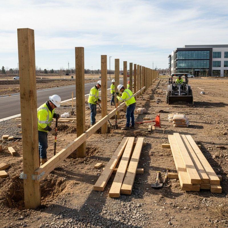Concrete Fence Installation